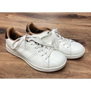 Kuru Shoes Womens 7.5 M Roam Classic Court White Leather Sneakers 20630275